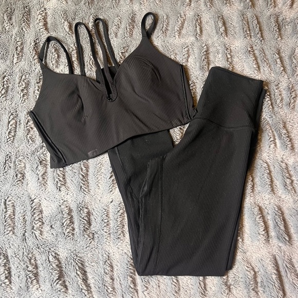 Like new lululemon align and like a cloud ribbed set - Picture 1 of 8